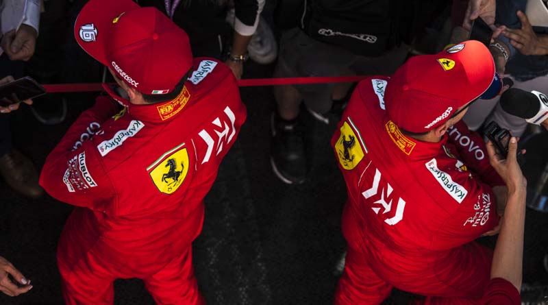 Interviste Ferrari Vettel Leclerc