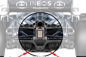 Mercedes F1 diffuser