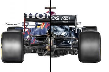 F1 Redbull Mercedes