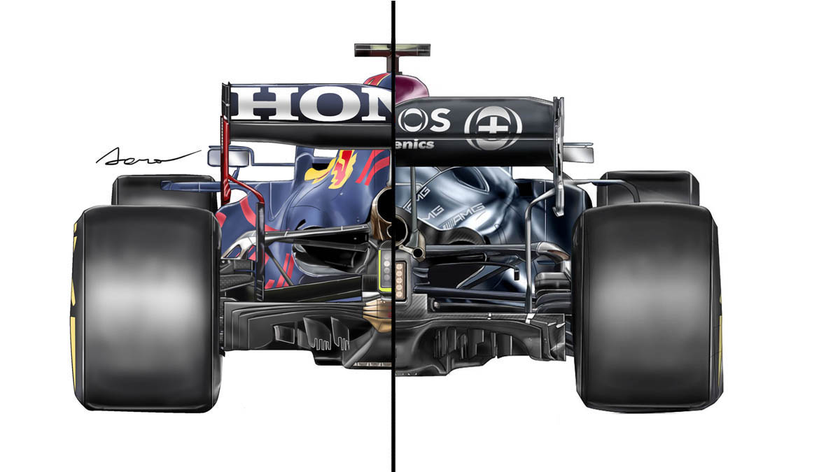 F1 Redbull Mercedes