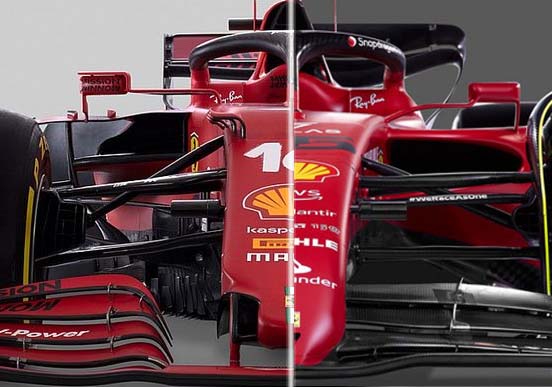 F1 2022 e F1 2021