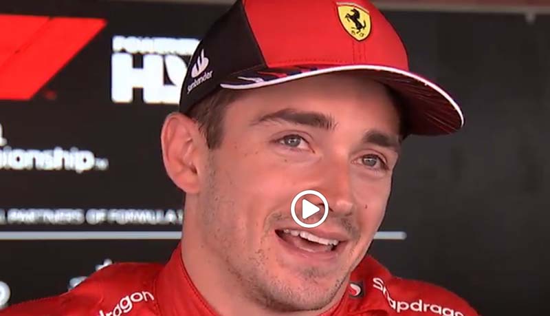 leclerc barcellona video