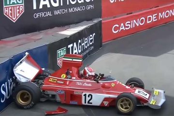 Ferrari F1 leclerc monaco crash