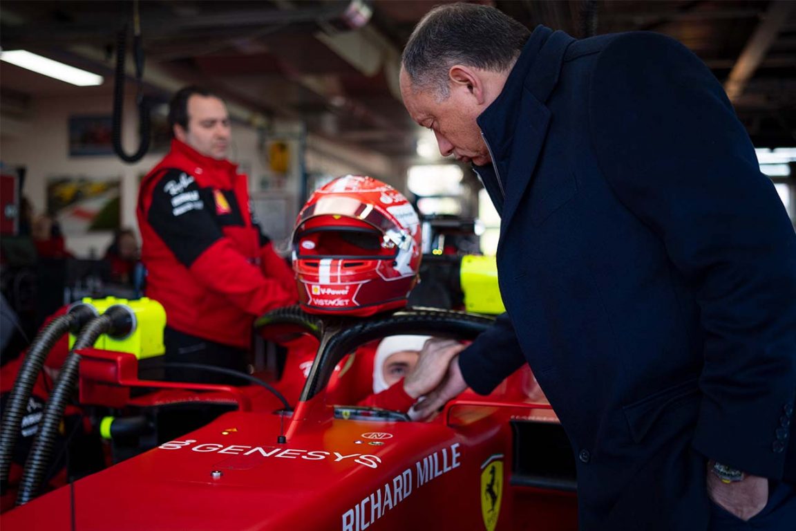 Ferrari F1 leclerc Hamilton Vasseur