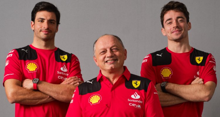 Charles Leclerc e Carlos Sainz Vasseur Ferrari F1