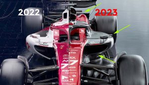 f1 2023 sidepods
