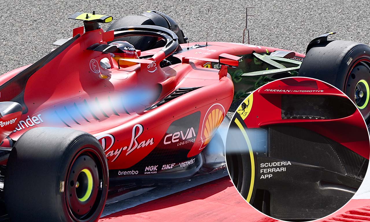 ferrari F1 S-duct