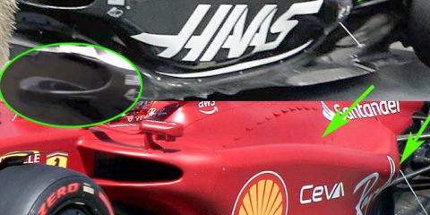pance ferrari F1 2023