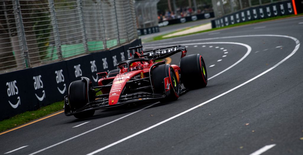 Leclerc Ferrari in Australia 2023 Melbourne Formula 1