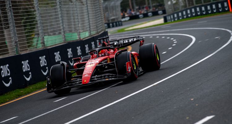 Leclerc Ferrari in Australia 2023 Melbourne Formula 1