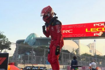 Formula 1, a Baku prima Pole Ferrari della stagione con Charles Leclerc