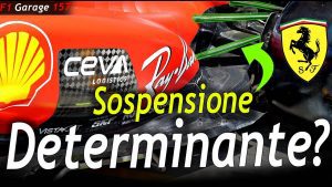 Formula 1 Ferrari sospensione posteriore