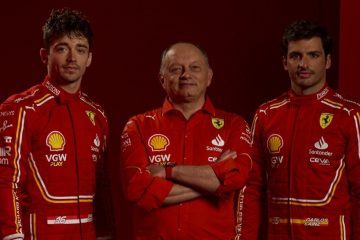 Vasseur Leclerc e Sainz Ferrari F1
