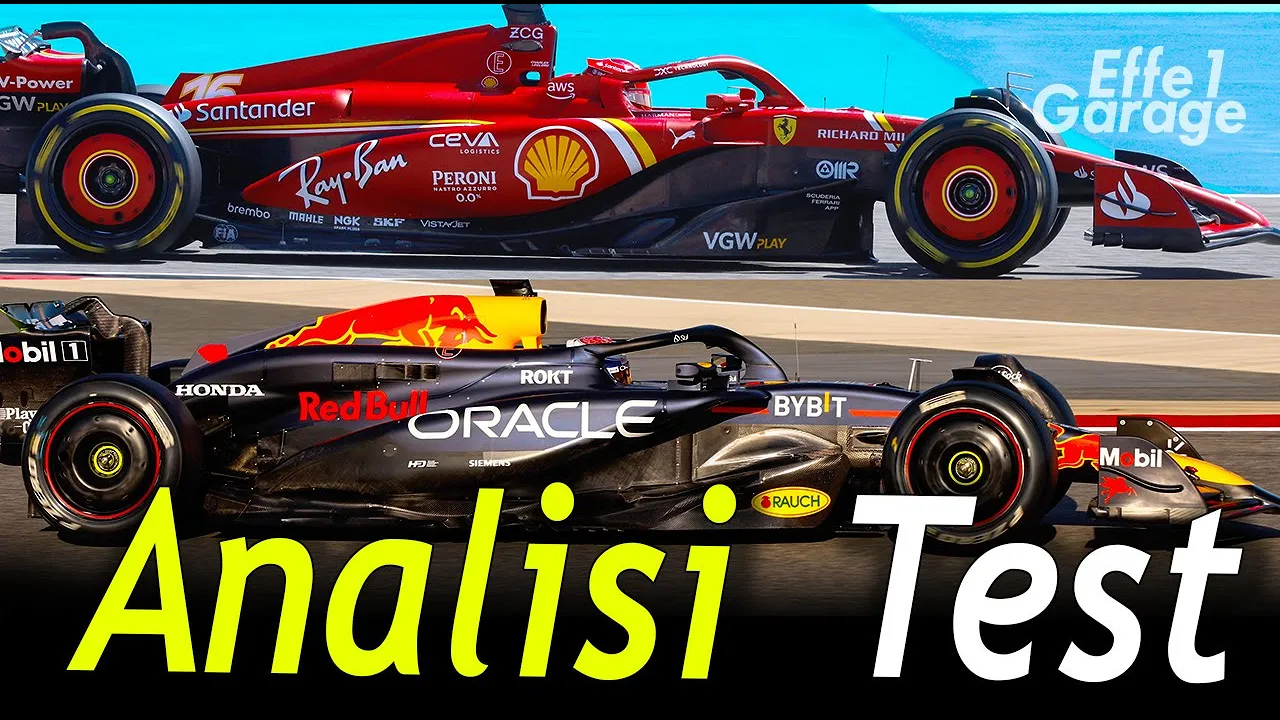 Ferrari Red bull test