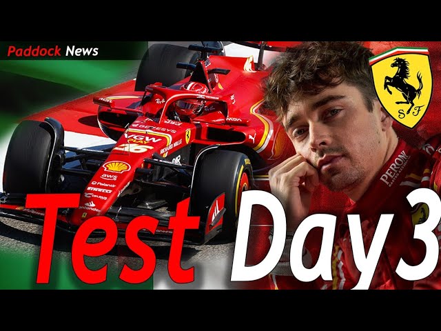 test F1 day 3