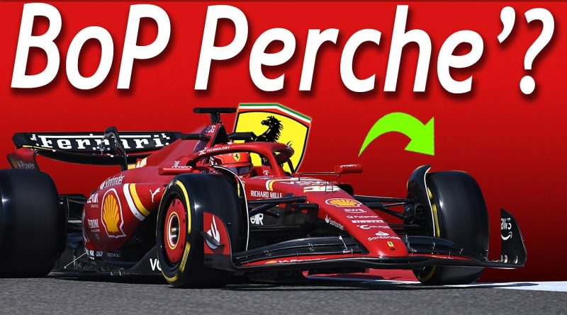 Formula 1 BOP balance of performance