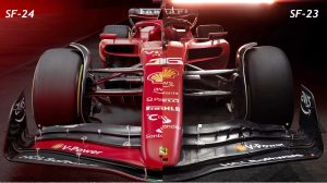 F1 Ferrari SF24 VS SF23