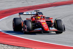 hamilton Ferrari test Barcellona Day2