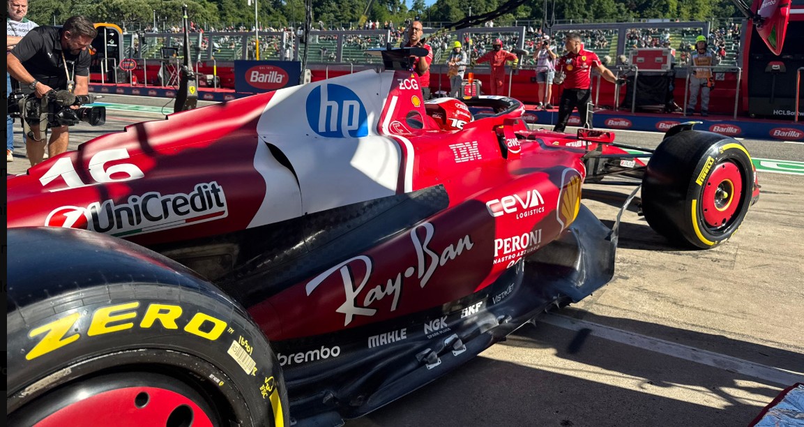 Ferrari Leclerc Imola foto credits Media Ferrari