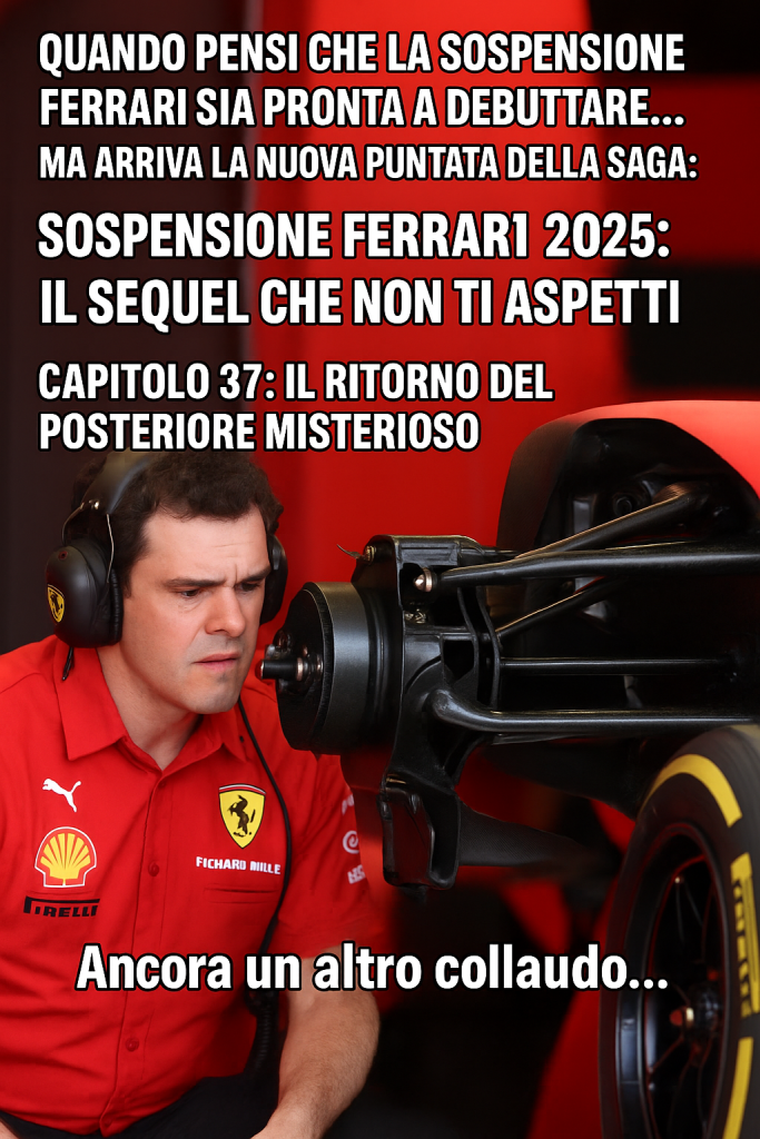 Ferrari SF25 sospensione