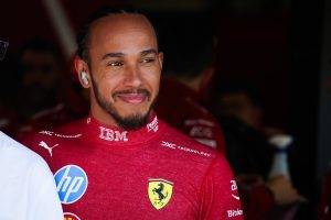 Hamilton Ferrari F1 Silverstone