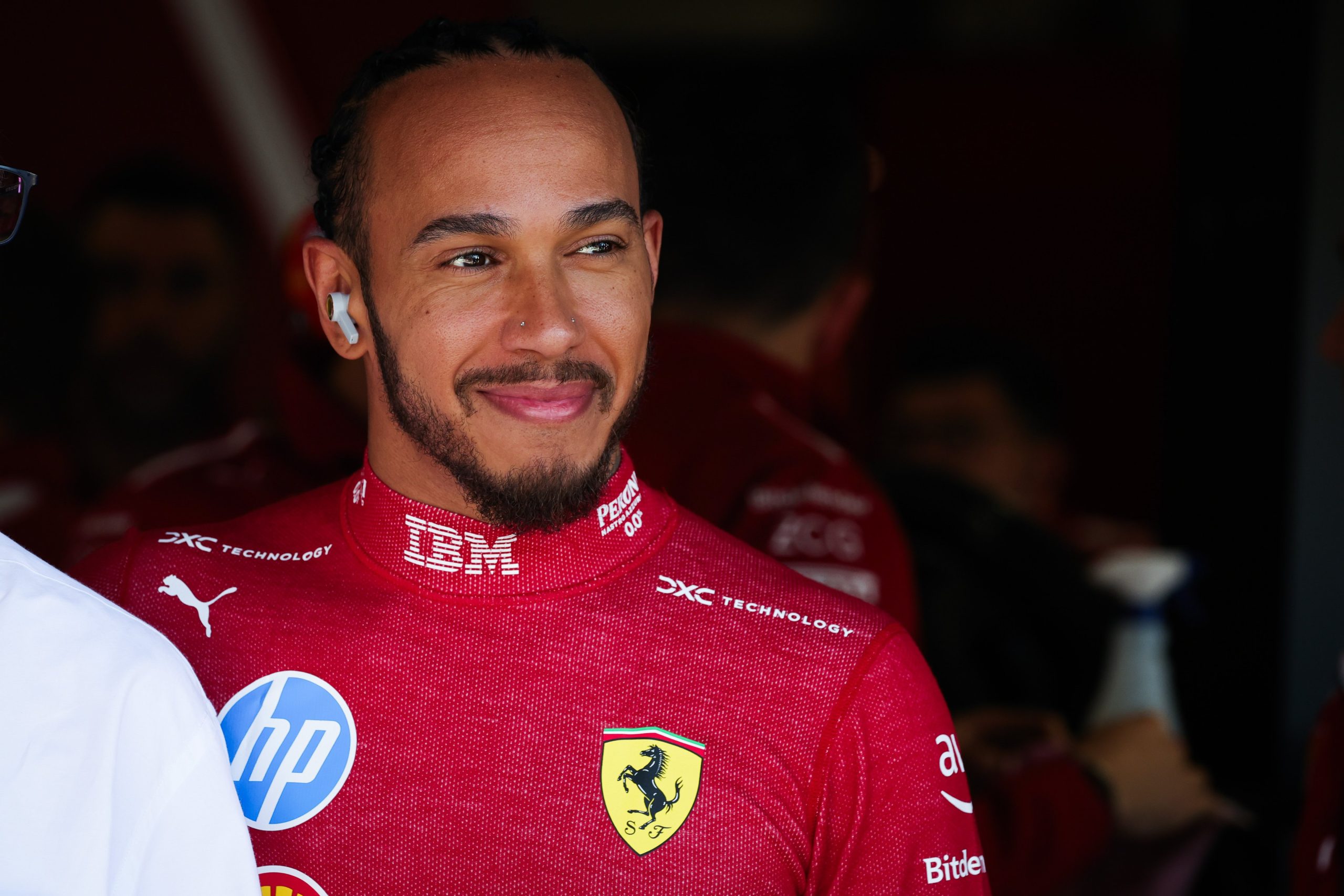 Hamilton Ferrari F1 Silverstone