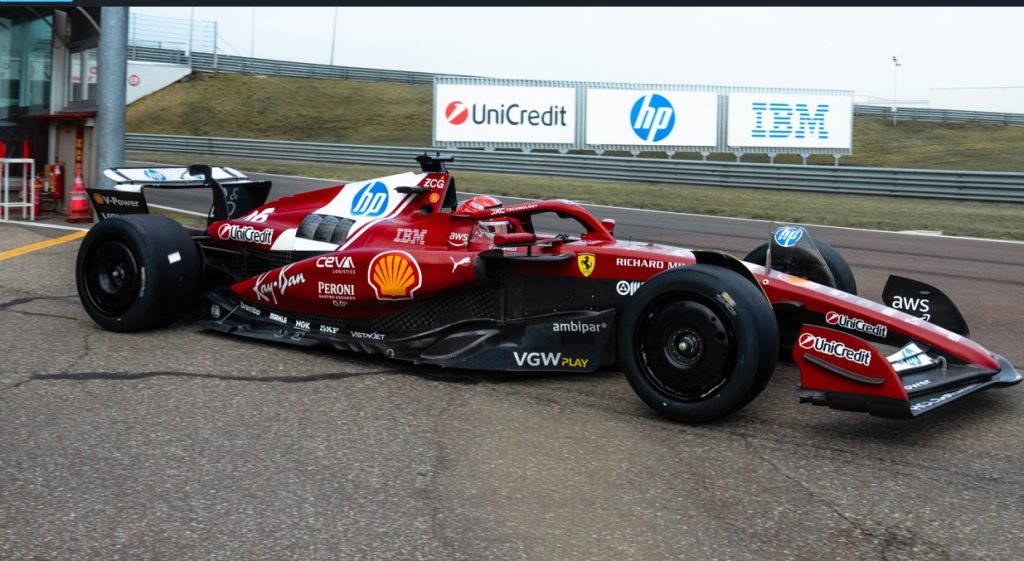 ferrari F1 filming day