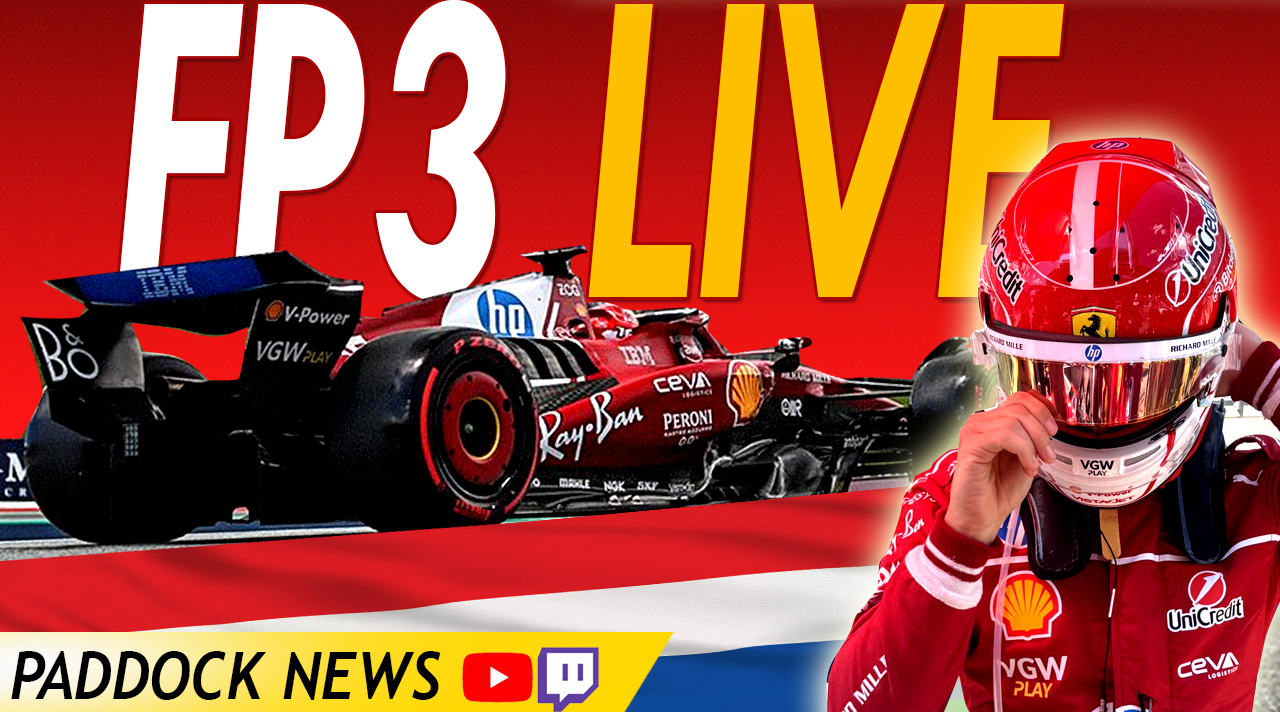 LIVE FP3 GP Olanda 2025,