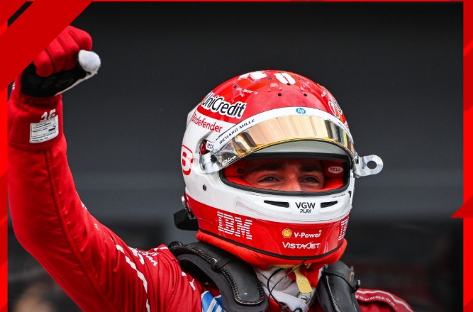 Ferrari F1 Leclerc Pole
