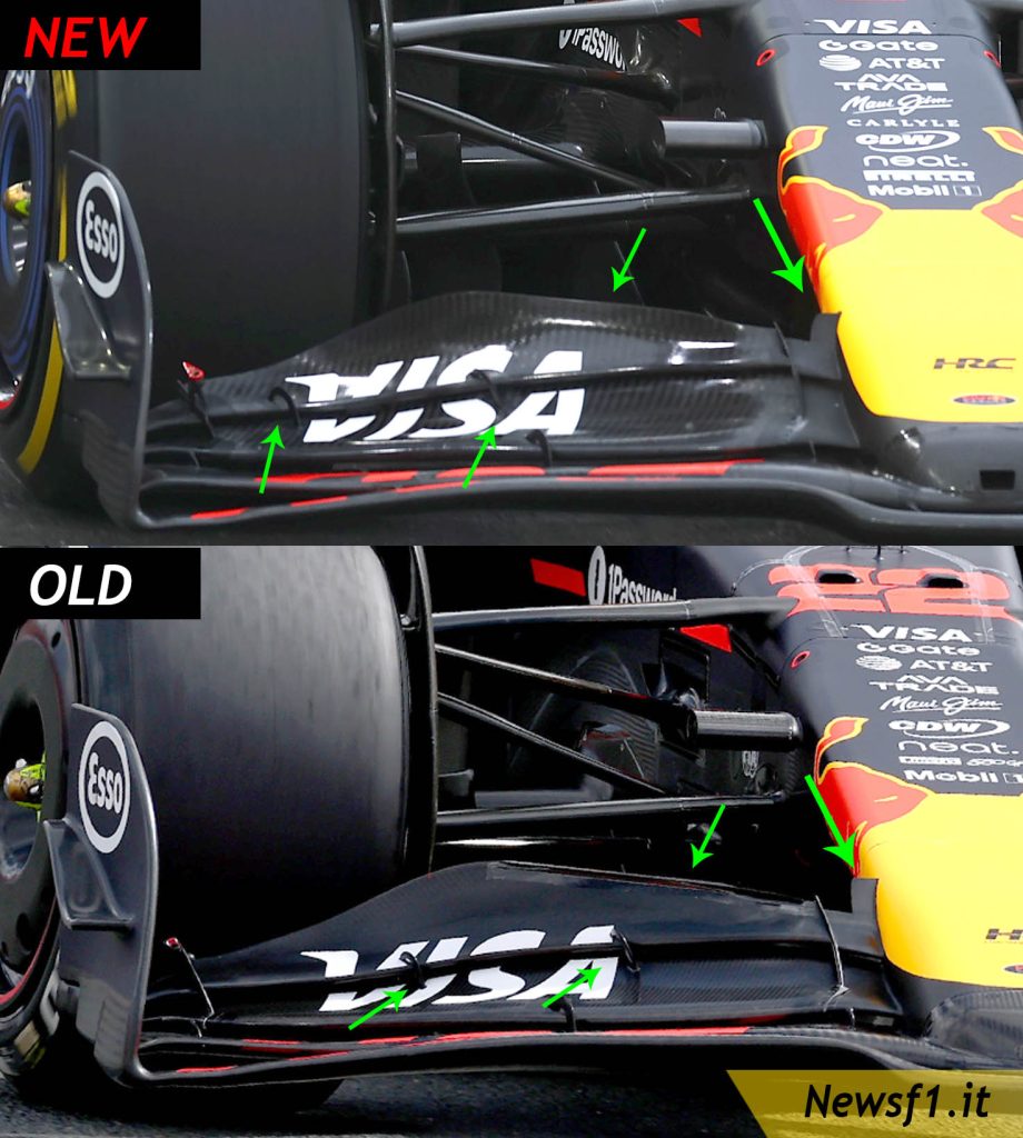 nuova Ala Red Bull flessibile per il GP di Singapore 