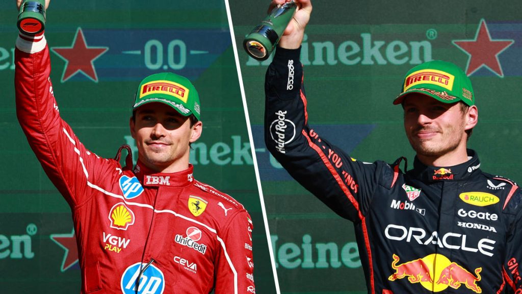 F1 Verstappen Leclerc