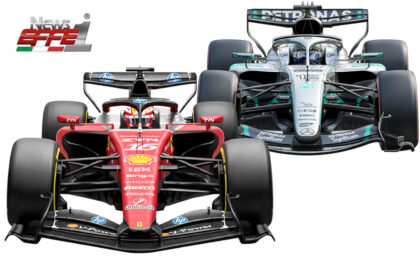 Ferrari F1 SF26 Vs Mercedes W17jpg