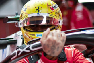 Hamilton Ferrari F1 Test Barcellona