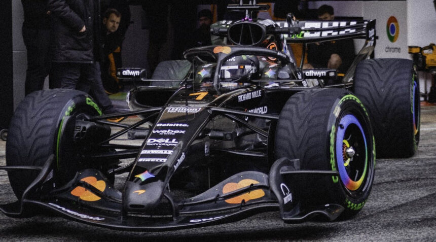 f1 2026 Mclaren test Barcellona foto credits X McLaren