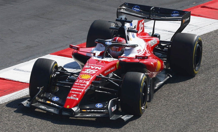 Leclerc F1 2026 Test Baharain