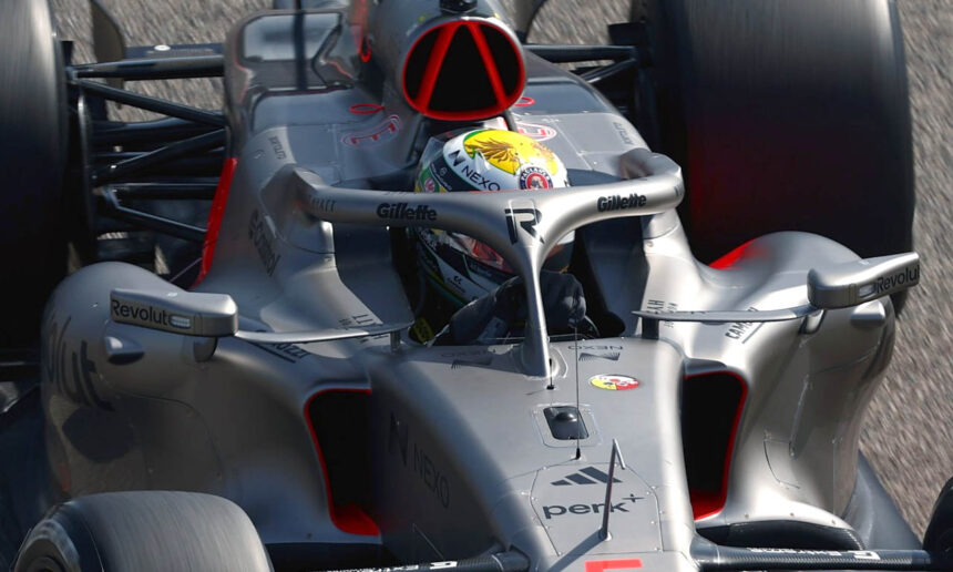 f1 2026 Audi pance sidepod