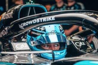 1 2026 Test Russell Mercedes Bahrain