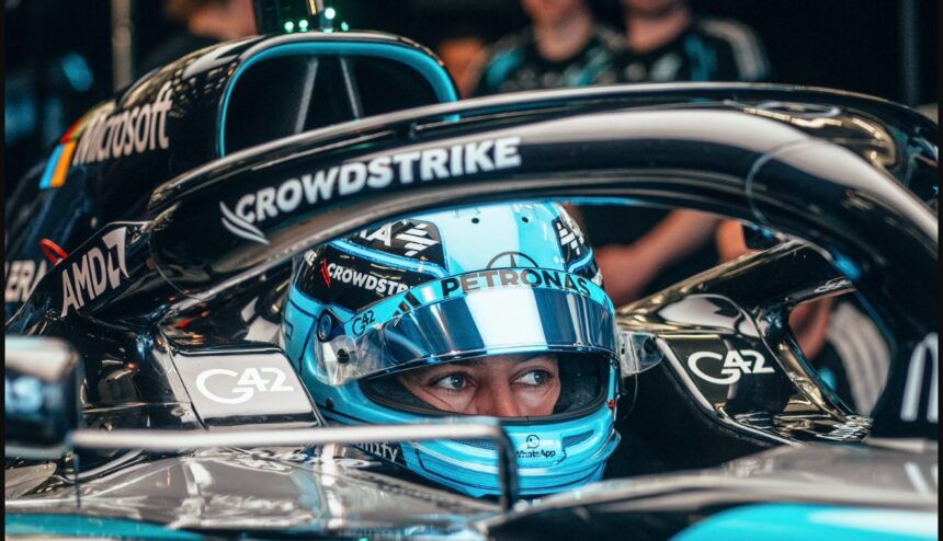 1 2026 Test Russell Mercedes Bahrain