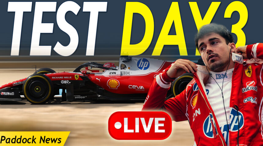 F1 2026 Live Test Day 3