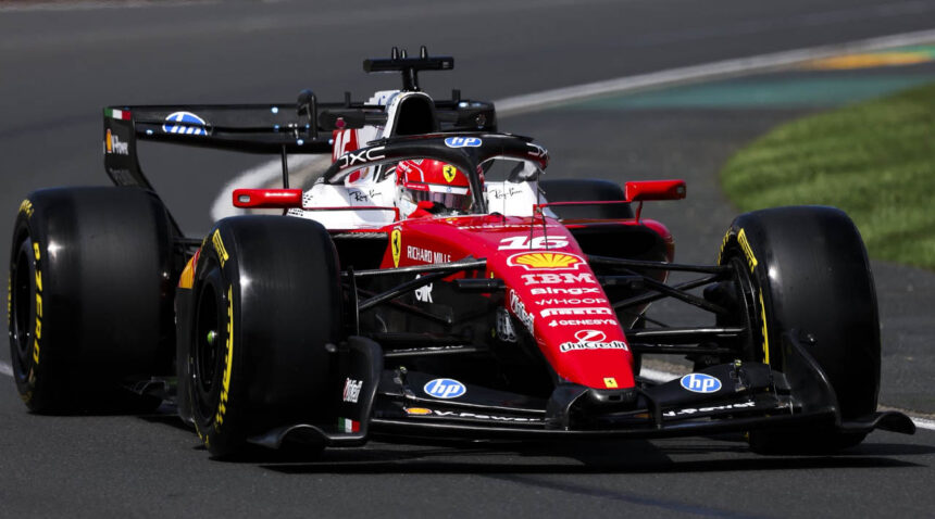 Leclerc Ferrari Fp1 Australia