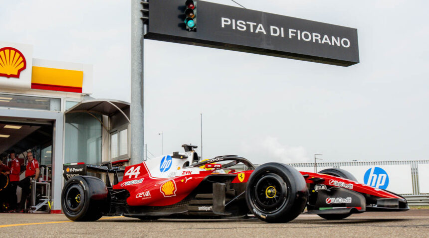 ferrari F1 SF26 Hamilton Test Pirelli