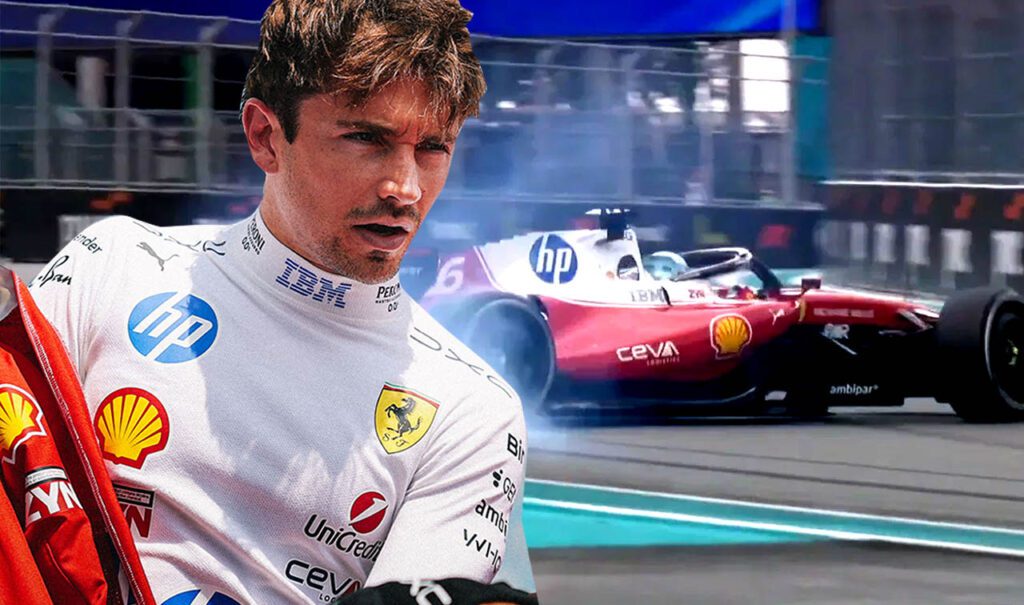 ferrari leclerc miami