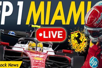 FP1 Live Miami Ferrari Redbull