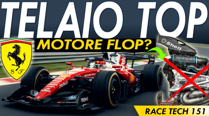 Ferrari F1 Telaio top motore flop Race Tech