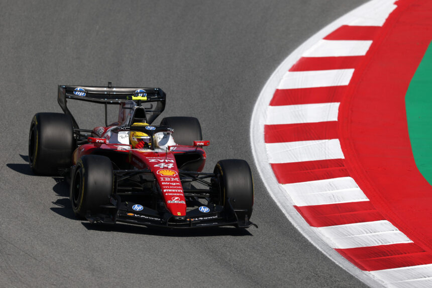Ferrari Hamilton Barcellona