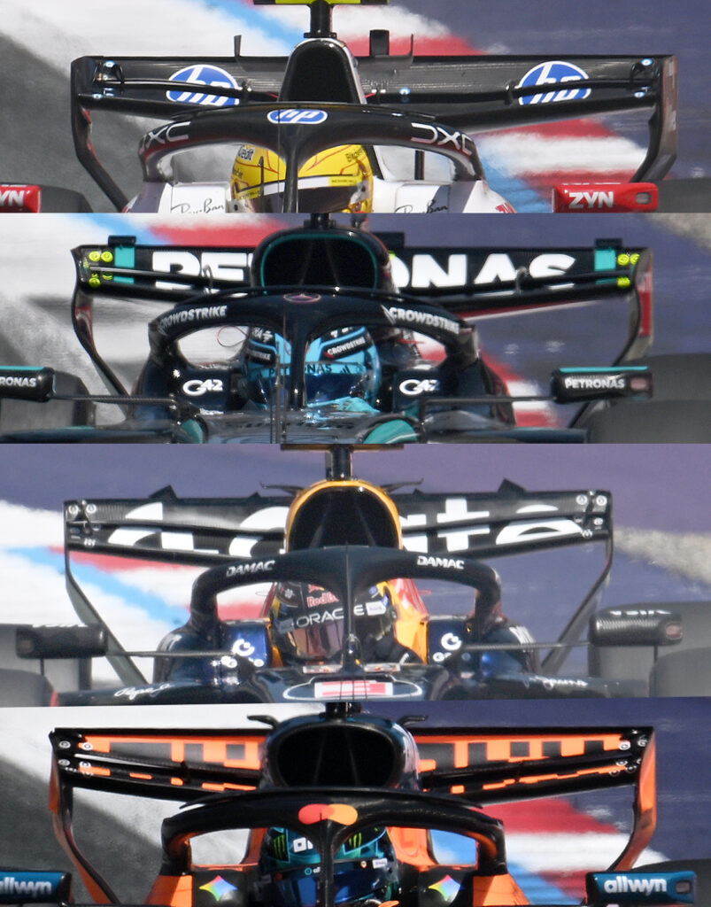 Ala posteriore Ferrari 