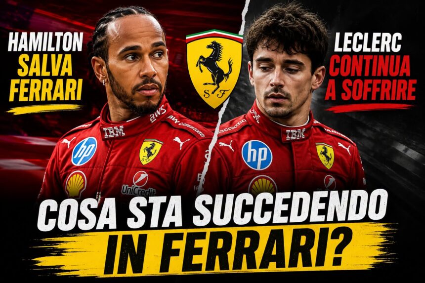 Ferrari Hamilton Leclerc
