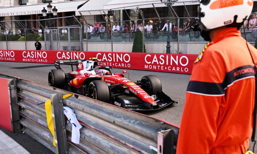 Ferrari Monaco Hamilton FP2 credits media Ferrari