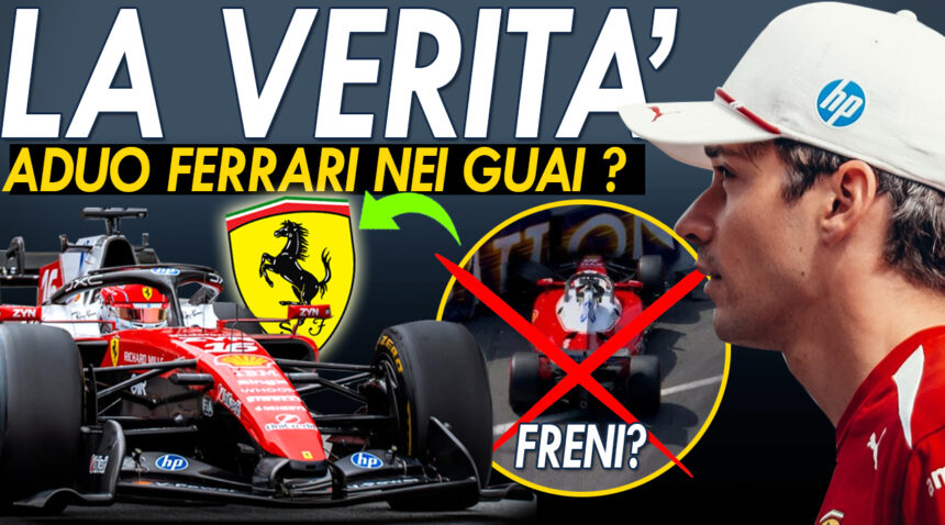 aduo Ferrari freni Leclerc