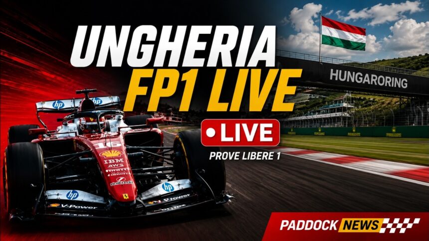 Live fp1 GP ungheria
